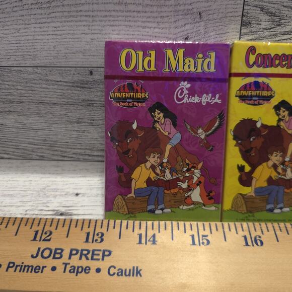 Vtg 1998 Chick-Fil-A Child Card Games Lot of 3 - Picture 2 of 13